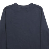 CHAMPION Womens Navy Blue Nantucket Crew Neck M Cotton Blend Sweatshirt