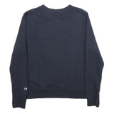 CHAMPION Womens Navy Blue Nantucket Crew Neck M Cotton Blend Sweatshirt