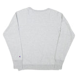CHAMPION Mens Grey Crew Neck M Cotton Blend Pullover Sweatshirt