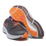 NIKE Zoom Fly Mens Low Top Trainers Black & Orange Synthetic UK 9.5 Lightweight