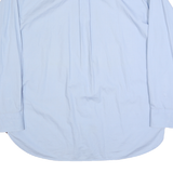 TOMMY HILFIGER Mens Blue XL Shirt Cotton Blend Long Sleeve Formal Button Collar