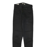 LEVI'S Womens Black Slim Skinny Denim Cotton Blend Jeans W26 L28 Stretch