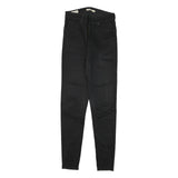 LEVI'S Womens Black Slim Skinny Denim Cotton Blend Jeans W26 L28 Stretch