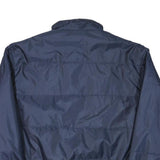 FC BARCELONA Mens Navy Blue Sports Zip Jacket L Polyester Blend Plain