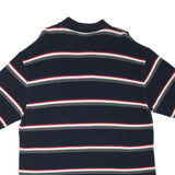 NAUTICA Mens Blue White & Red Striped Short Sleeve Polo Shirt XL Classic Fit