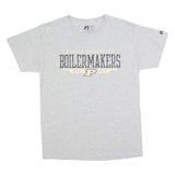 RUSSELL ATHLETIC Mens Grey Purdue University Boilermakers Graphic T-Shirt M