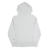CHAMPION REVERSE WEAVE Mens Grey Pullover Hoodie S Cotton Blend Casual
