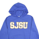 CHAMPION Mens Blue San Jose State University Pullover Hoodie M Cotton Blend