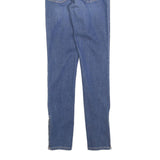 LEVI'S 721 Womens Slim Blue Denim Medium W23 L28 Zip Jeans Stretch
