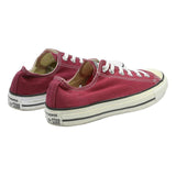 CONVERSE Chuck Taylor All Star Womens Low Top Trainers Red Canvas UK 7.5 Classic
