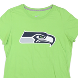 NIKE Womens Green Seattle Seahawks Graphic T-Shirt XL Short Sleeve Crew Neck