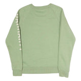 CARHARTT Womens Green Cotton Crew Neck S Print Logo Sleeve Sweatshirt