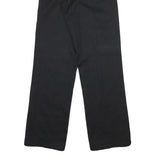 DICKIES Mens Cotton Blend Black Regular Fit Straight Leg Trousers W28 L31