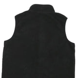 CAT Mens Black Zip Fleece Jacket M Polyester Blend Casual Workwear Vest