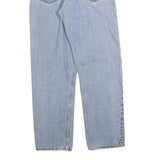 LEVI'S 550 Straight Mens Jeans Light Blue Relaxed Straight Denim W36 L34 Cotton
