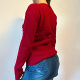 Moda Piu Jumper - Medium Red Wool