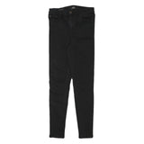 DIESEL Womens Jeans Black Slim Skinny Denim W25 L26 Stylish Zip Closure