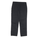 POLO RALPH LAUREN Womens Cotton Blend Black Regular Drawstring Trousers W32 L32