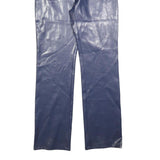 CI CA DO Womens Regular Navy Blue Polyester Blend Trousers W26 L32 Zip Comfort