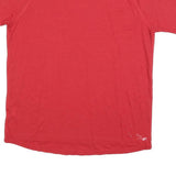 PUMA Mens Red L T-Shirt Short Sleeve Crew Neck Sports Activewear