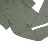 BARRIER WEAR Mens Green Synthetic Dungarees Regular Fit L W42 L28 Workwear
