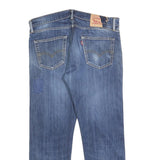 LEVI'S 504 Mens Jeans Blue Regular Straight Denim Medium W34 L27 Classic Cotton