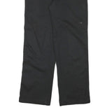 DICKIES Mens Cotton Blend Black Regular Straight Trousers W30 L28 Workwear Zip