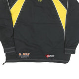 STORMTECH Mens Black & Yellow Zip Jacket XL Polyester Blend Plain Sports