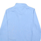 LYLE & SCOTT Womens Blue & Pink Plain Jumper Full Zip Crew Neck Basic Knit S