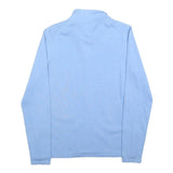 LYLE & SCOTT Womens Blue & Pink Plain Jumper Full Zip Crew Neck Basic Knit S