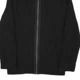 S. OLIVER Mens Black Wool Blend Jacket 2XL Zip Classic Plain Warm Stylish