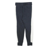 PUMA Womens Joggers Black & White Slim Tapered S W28 L25 Cotton Blend Casual