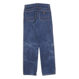 DICKIES Mens Jeans Blue Regular Straight Denim Medium W30 L32 Workwear