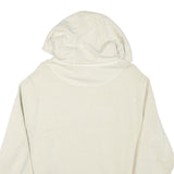 KARL KANI Mens Cream Hoodie S Cotton Blend Pullover Kangaroo Pocket Casual