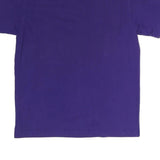 ADIDAS Mens Purple T-Shirt M Short Sleeve Crew Neck Graphic Logo Sport