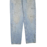 CARHARTT Mens Jeans Blue Regular Straight Denim Medium W36 L34 Casual Zip