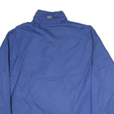 NFL Mens Blue White Cotton Zip Jacket L Track Sportswear Casual Lightweight