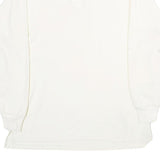 LA MODE Mens White Long Sleeve Plain XL Cotton Polo Shirt Casual Basic