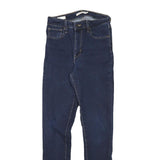 LEVI'S Mens Slim Blue Denim Jeans Zip W24 L29 Cotton Blend Stretch