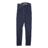 LEVI'S Mens Slim Blue Denim Jeans Zip W24 L29 Cotton Blend Stretch