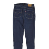 LEVI'S Mens Slim Blue Denim Jeans Zip W24 L29 Cotton Blend Stretch