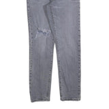 LEVI'S 501S Womens Jeans Blue Slim Skinny Denim Medium W24 L28 Classic Button