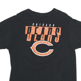 NFL Mens Black Chicago Bears Graphic T-Shirt L Short Sleeve Crew Neck Cotton