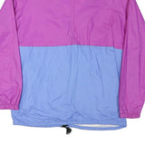 AQUA GUARD Mens Purple & Blue Zip Jacket M Polyester Blend Colourblock