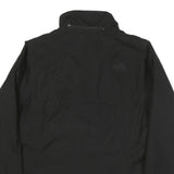 THE NORTH FACE Womens Black Outdoor Jacket L Polyester Blend Zip Plain Casual