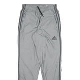 ADIDAS Mens Joggers Grey & Dark Grey Slim Tapered S W26 L30 Sportswear