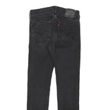 LEVI'S 510 Mens Jeans Black Slim Skinny Denim W26 L27 Zip