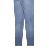 LEVI'S 721 Womens Jeans Blue Slim Skinny Denim Light W25 L29 Stretch Zip