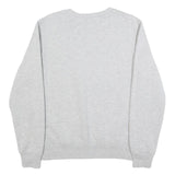 TOMMY JEANS Mens Grey Crew Neck S Sweatshirt Cotton Blend Logo Print