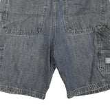WRANGLER Mens Denim Blue Cargo Shorts L W36 Workwear Cotton Blend
